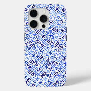 Greek alphabet iPhone 15 pro case