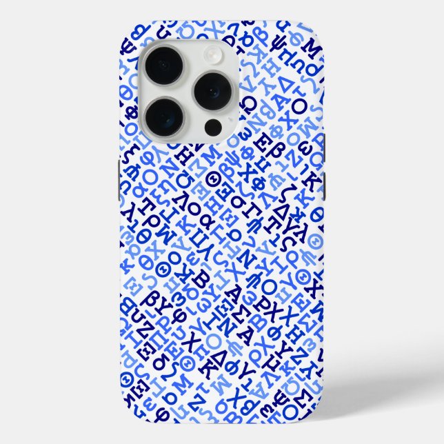 Greek alphabet Case-Mate iPhone case (Back)