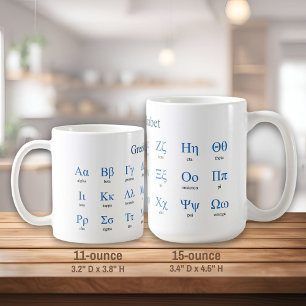 Greek Alphabet Coffee Mug