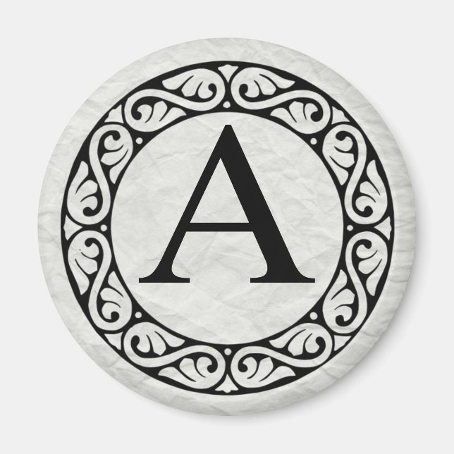 Greek Alphabet Letter Alpha Magnet (Front)