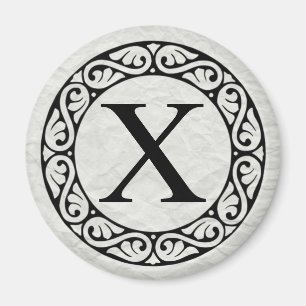 Greek Alphabet Letter Chi Magnet