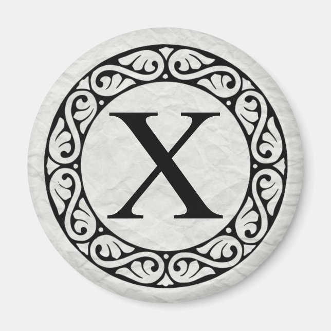 Greek Alphabet Letter Chi Magnet (Front)