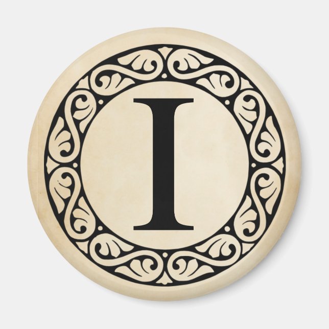 Greek Alphabet Letter Iota Magnet (Front)