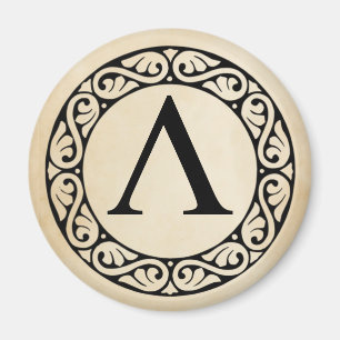Greek Alphabet Letter Lambda Magnet