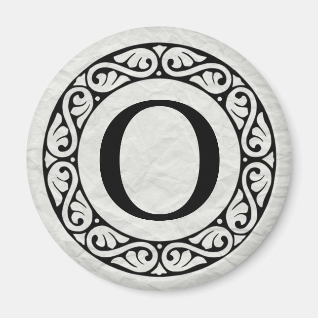 Greek Alphabet Letter Omicron Magnet (Front)