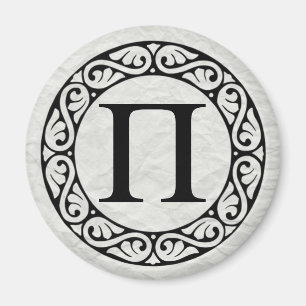 Greek Alphabet Letter Pi Magnet