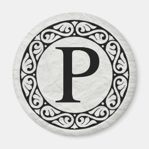 Greek Alphabet Letter Rho Magnet