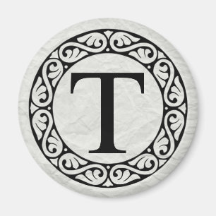 Greek Alphabet Letter Tau Magnet