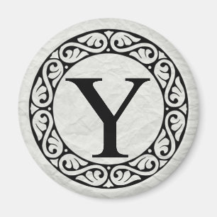 Greek Alphabet Letter Upsilon Magnet