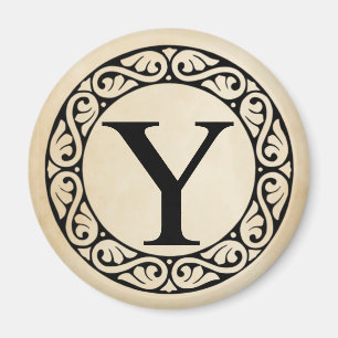 Greek Alphabet Letter Upsilon Magnet