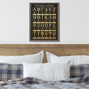Greek Alphabet Letters Gift - Aesthetic Wall Decor