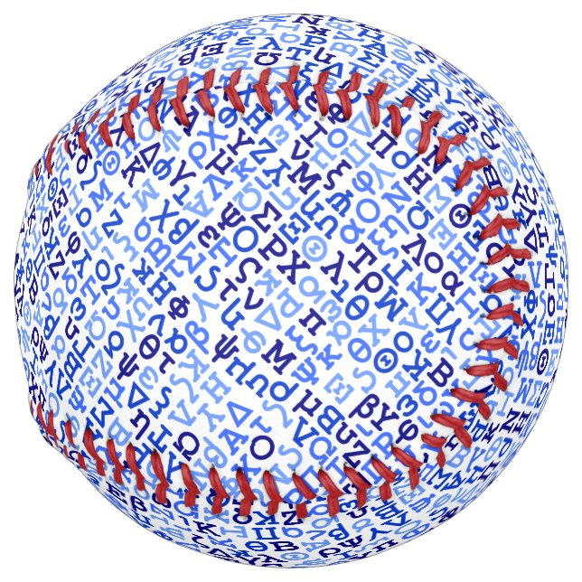 Greek alphabet softball (Back Left)