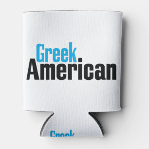Greek American Can Cooler