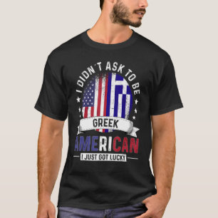 Greek American Countries Flags Pride Country Greec T-Shirt