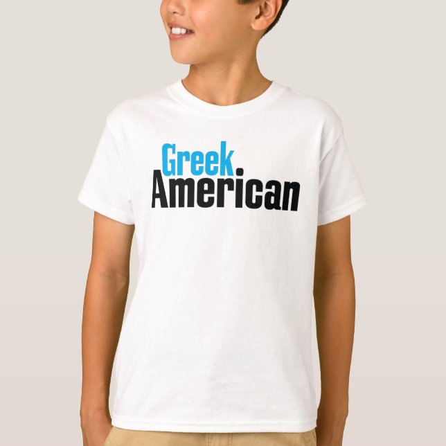 Greek American T-Shirt (Front)