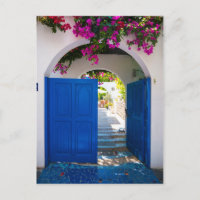 Greek and Turkish Style Blue Door