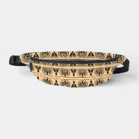 Greek Arabesque Mediterranean Pattern Brown