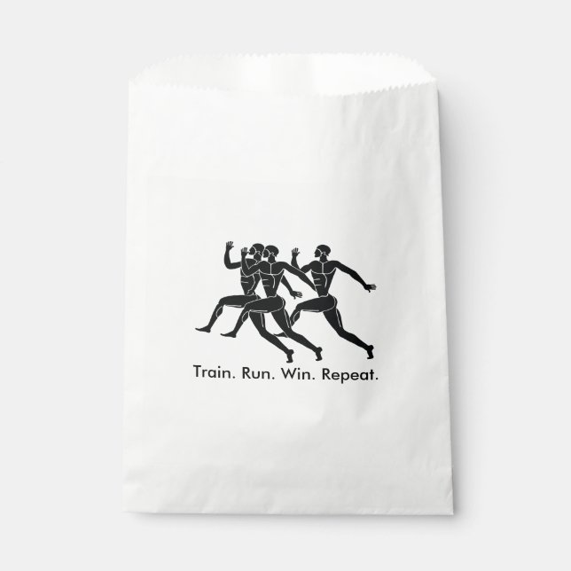 Greek Athlete Sports Running Winning Formula Favour Bag (Front)