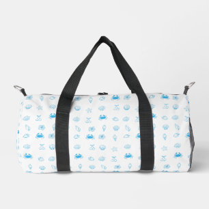 Greek Beach Minimalist Duffle Bag