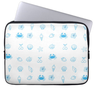 Greek Beach Minimalist Laptop Sleeve