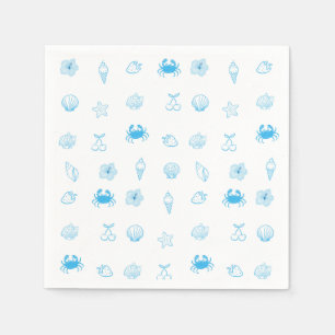 Greek Beach Minimalist Napkin