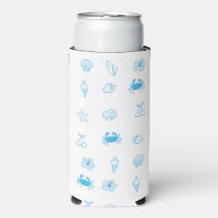 Greek Beach Minimalist Seltzer Can Cooler
