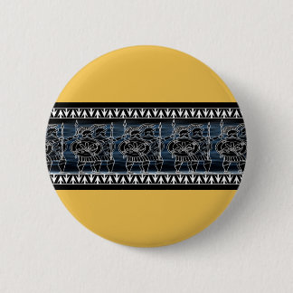 Greek Black Figure Troop 6 Cm Round Badge