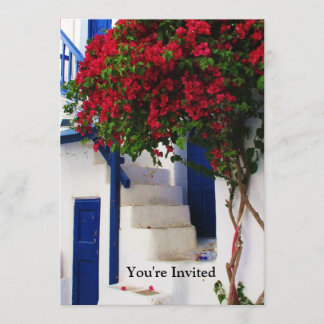 Greek Blue Door - Mykonos, Greece invite