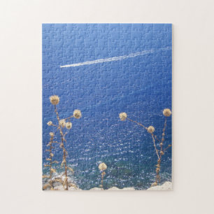 Greek Blue Sea Jigsaw Puzzle