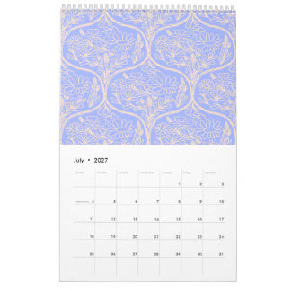 Greek Botanical Patterns & Scenes Calendar