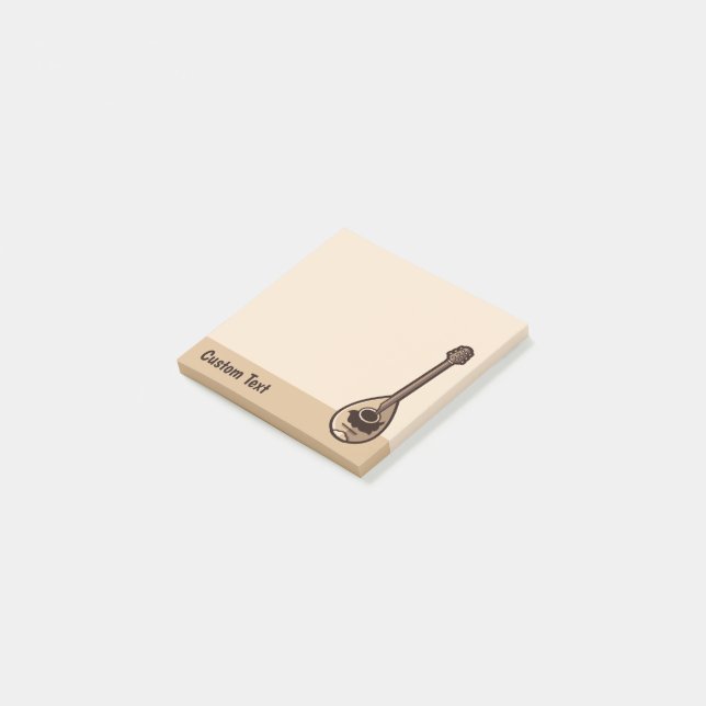 Greek Bouzouki Icon Post-it Notes (Angled)