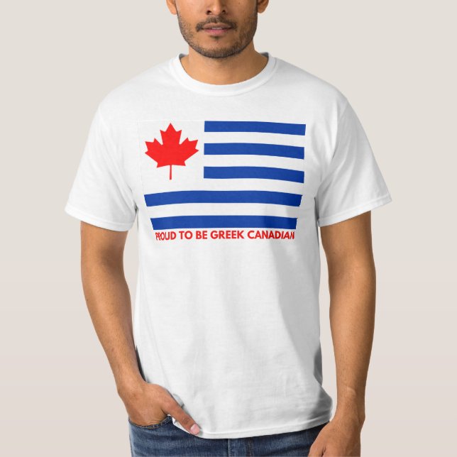 Greek Canadian T-Shirt (Front)