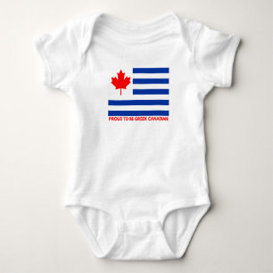 Greek Canadian T-Shirt Baby Bodysuit