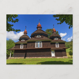 Greek catholic church, Nizny Komarnik, Slovakia Postcard