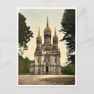 Greek Chapel, Wiesbaden, Hesse-Nassau, Germany cla Postcard