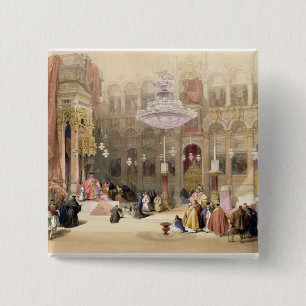 Greek Church of the Holy Sepulchre, Jerusalem, Apr 15 Cm Square Badge