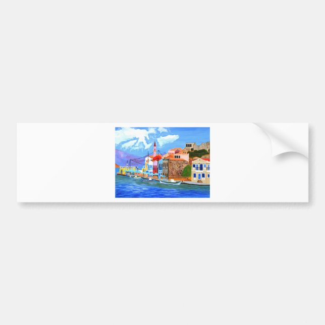 Greek coast bumper sticker (Front)