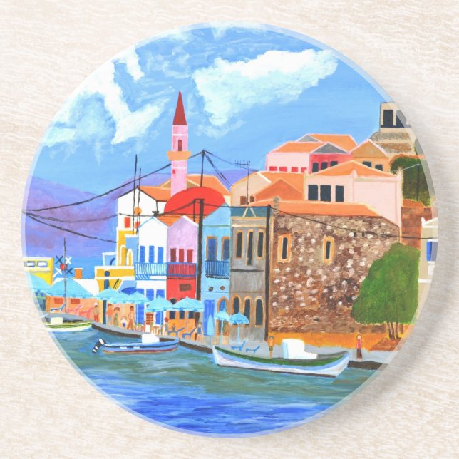 Greek coast coaster (Front)