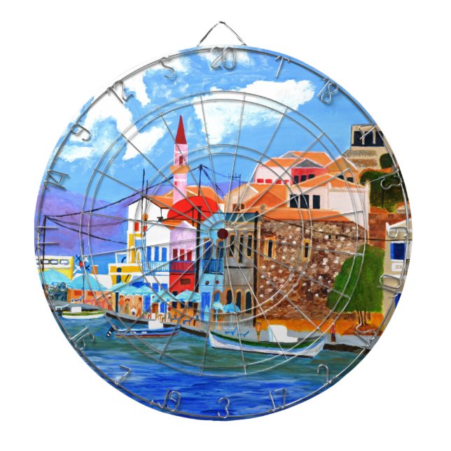 Greek coast dartboard (Front)