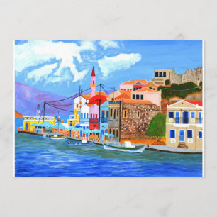 Greek Coast Invitation