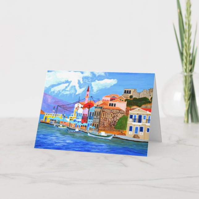 Greek Coast Invitation  (Front)