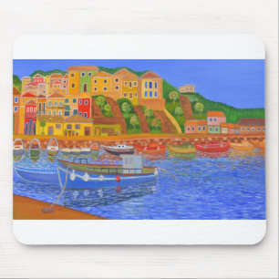 Greek Coast Mouse Pad