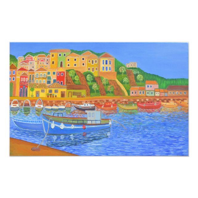 Greek Coast photo Print (Front)