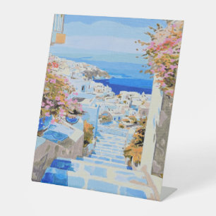 Greek Coast Tabletop Sign
