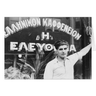 Greek Coffee Shop Owner 1937