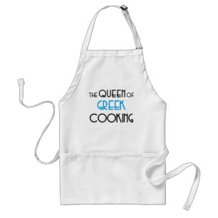 greek cooking queen standard apron