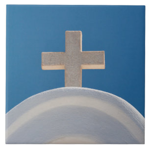 Greek Cross Ceramic Tile