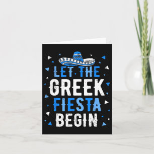 Greek Easter 2025 Let The Greek Fiesta Begin Greek Card
