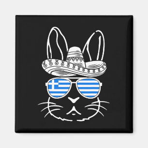 Greek Easter Bunny Cinco De Mayo 2025 Family Match Magnet
