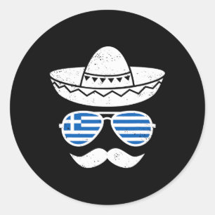 Greek Easter Sungles Cinco De Mayo Mexican Boys To Classic Round Sticker